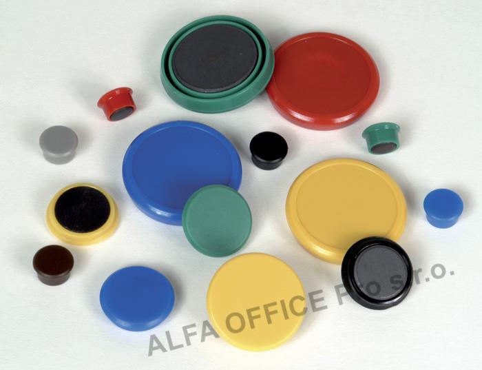 Magnety - průměr 24 mm/ modré / 10 ks