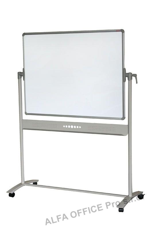 Magnetická otočná tabule na mobilním stojanu - 120 x 180 cm