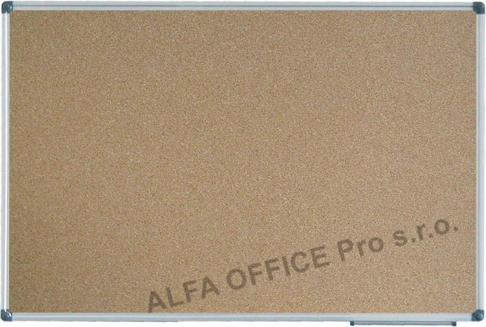 Tabule korkové - 60 x 90 cm / Alu rám