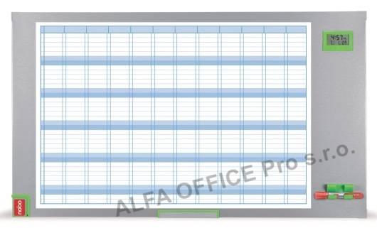 Plánovací tabule Nobo PLUS - měsíční