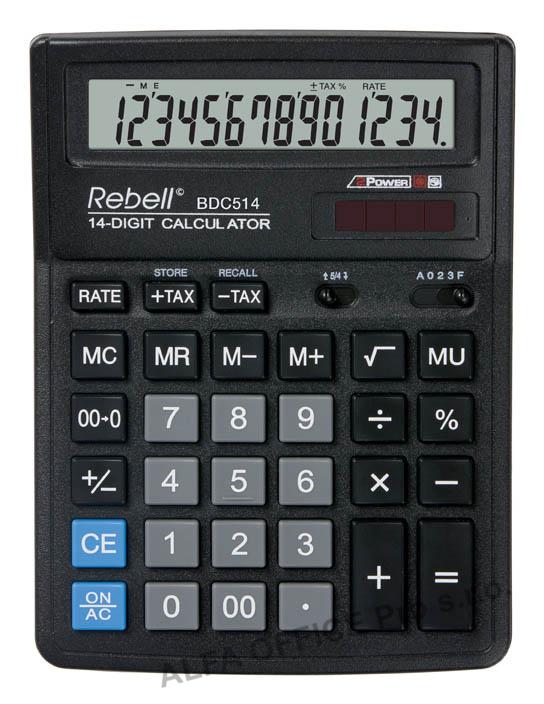 Kalkulačka Rebell BDC-514 BX displej 14 míst