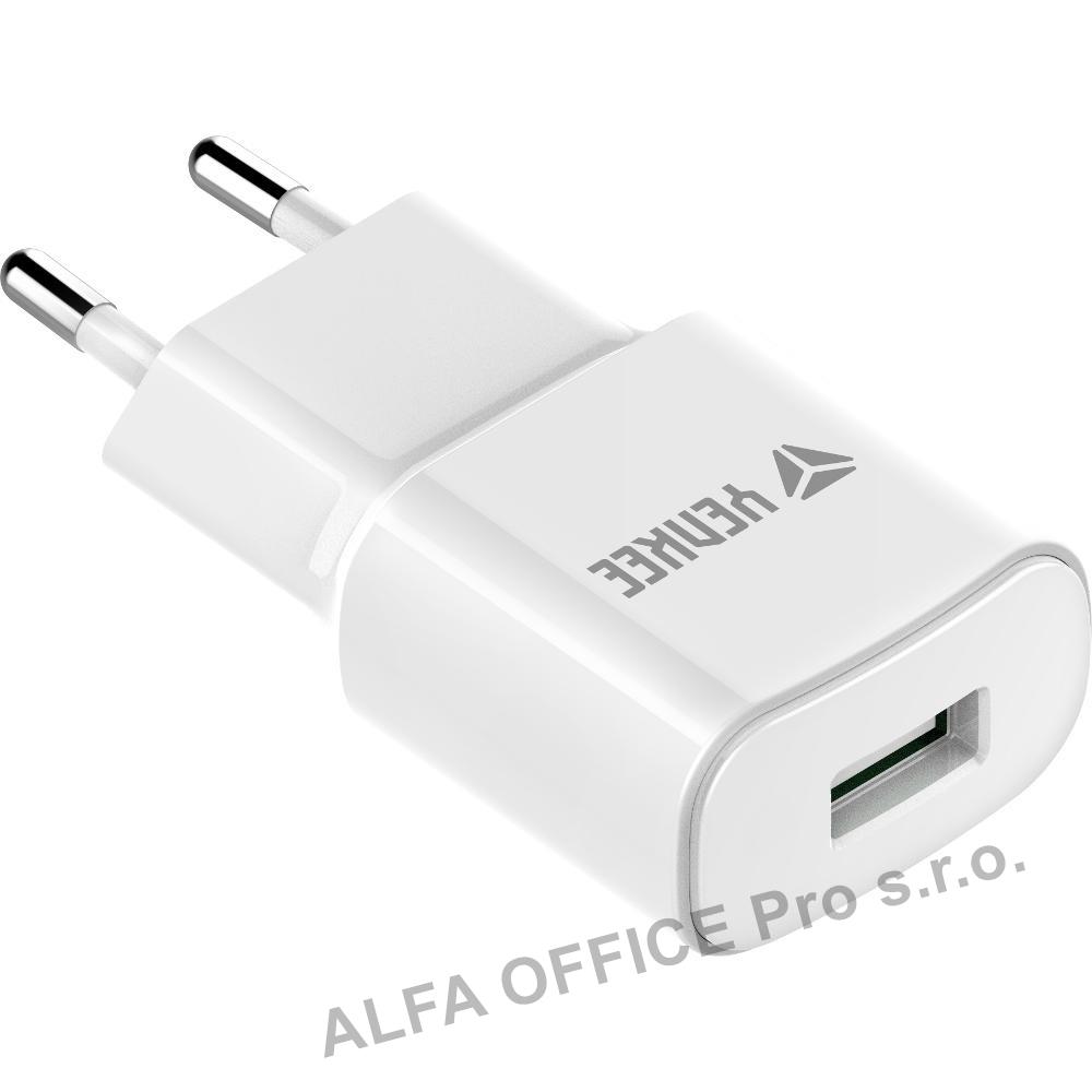 Nabíječka Yenkee - USB A / bílá