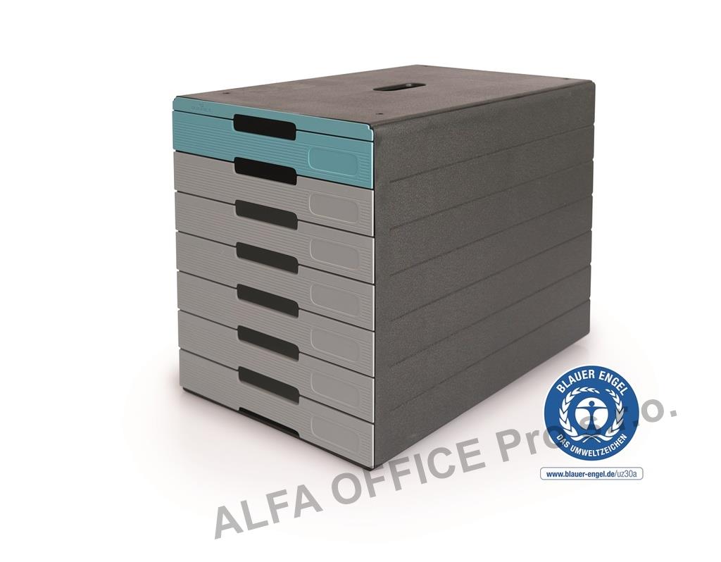 Zásuvkový box  IDEALBOX PRO 7 - 7 zásuvek / modrá