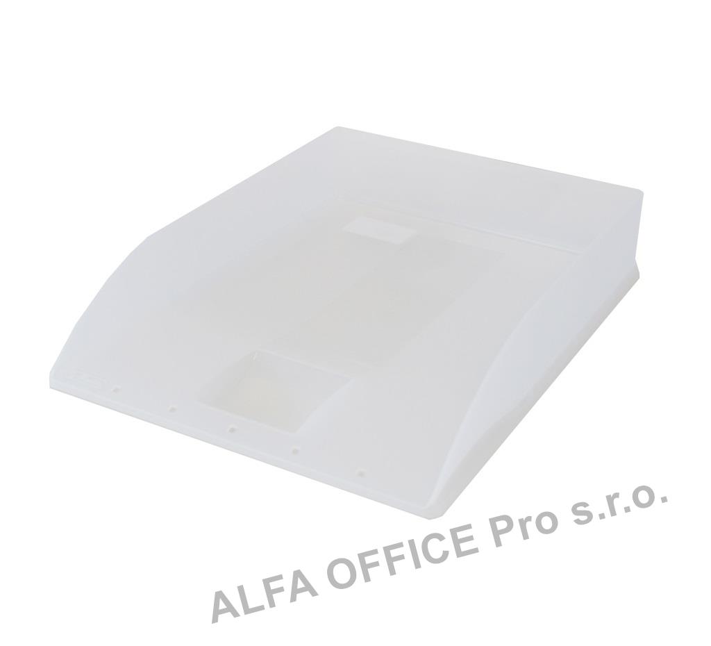 Kancelářský box na spisy Herlitz - bílá / transparentní