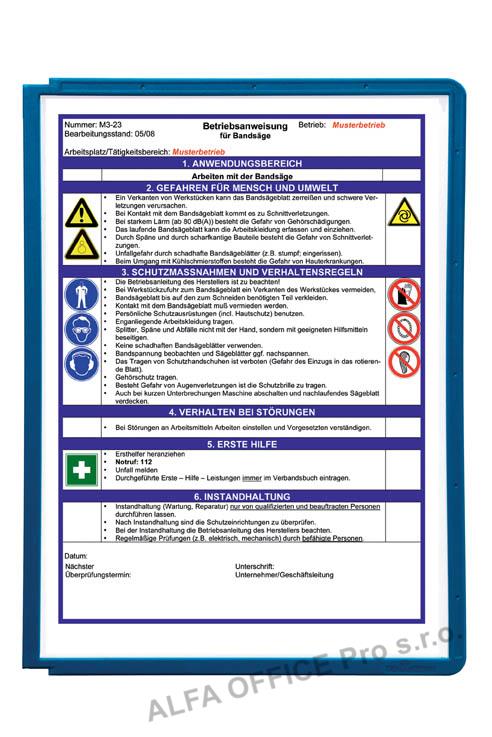 PANEL A4 5606 - tmavě modrá