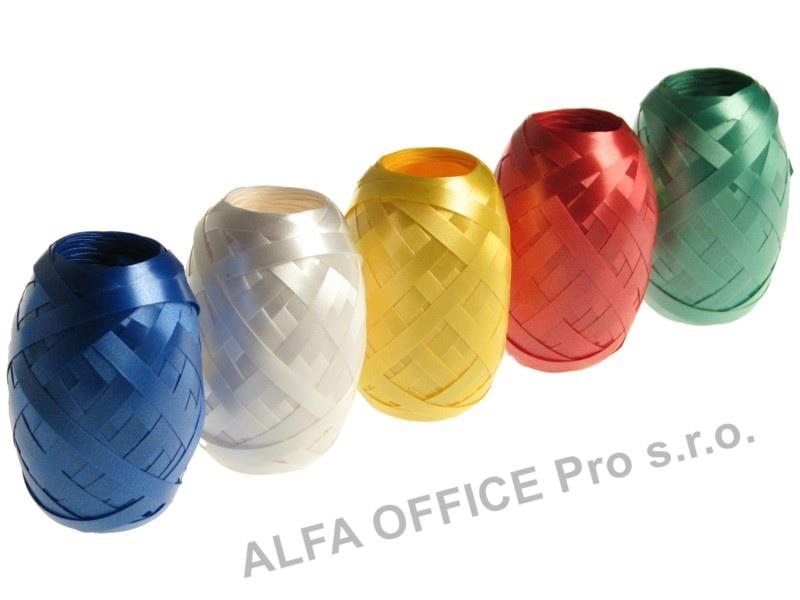 Stuha ozdobná - hladká/20m/mix barev