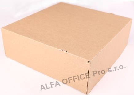 Dortová krabice KRAFT - 28 x 28 cm / velká