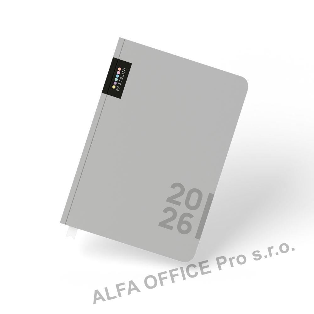 Diář PASTELINi - A5 / týdenní / šedá