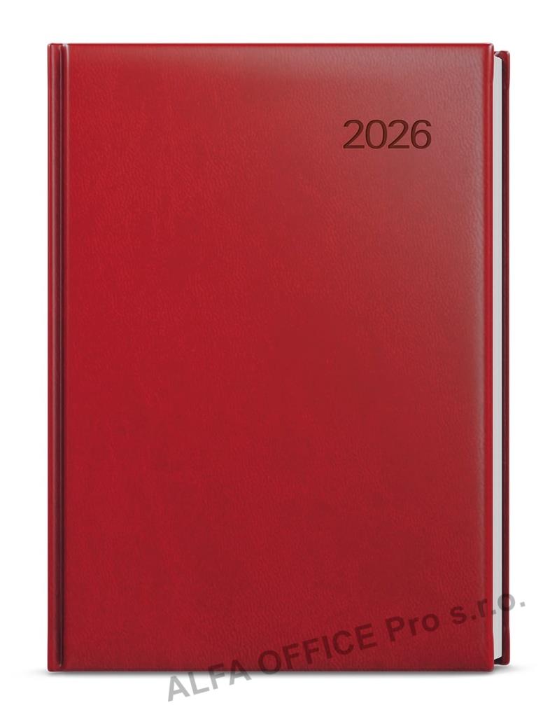 Diář VIVELLA - A5 / týdenní / bordó