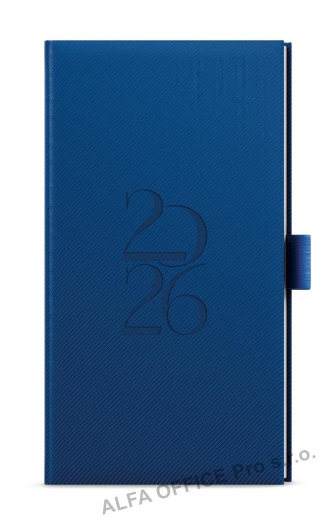 Diář DENY - týdenní kapesní / modrá