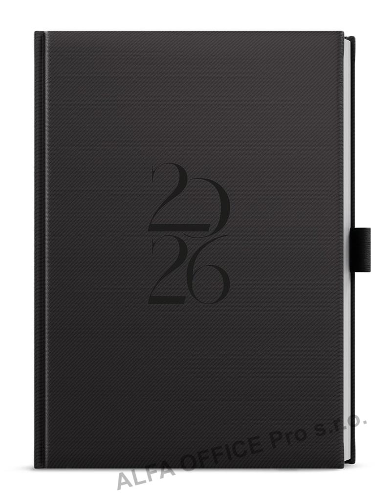 Diář DENY - A5 / týdenní / černá