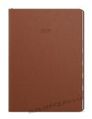 Diář MAXIM - B5 / denní / hnědá