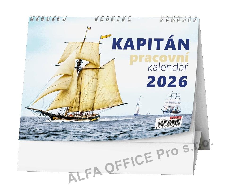 Kalendář stolní pracovní KAPITÁN - Kapitán / BSB7