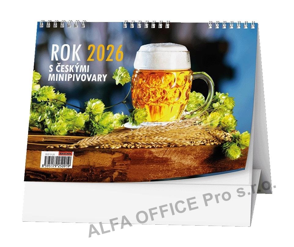 Kalendář stolní ROK S ČESKÝMI PIVOVARY - Rok s českými pivovary / BSE10