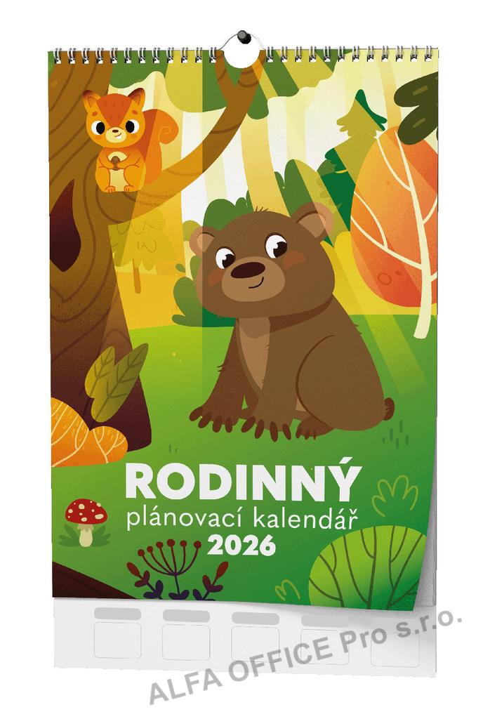 Kalendář nástěnný - Rodinný plánovací / BNC9