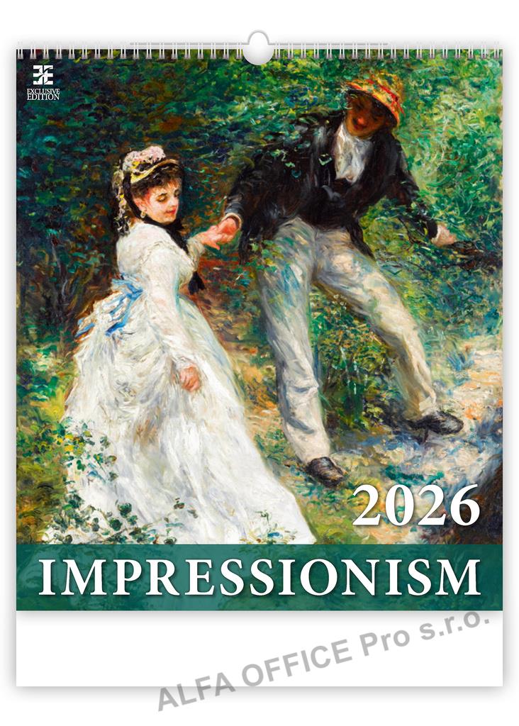 Kalendář nástěnný Exclusive Edition - Impressionism / N255
