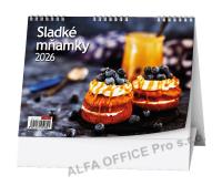 Kalendář stolní obrázkový - Sladké mňamky / BSD11