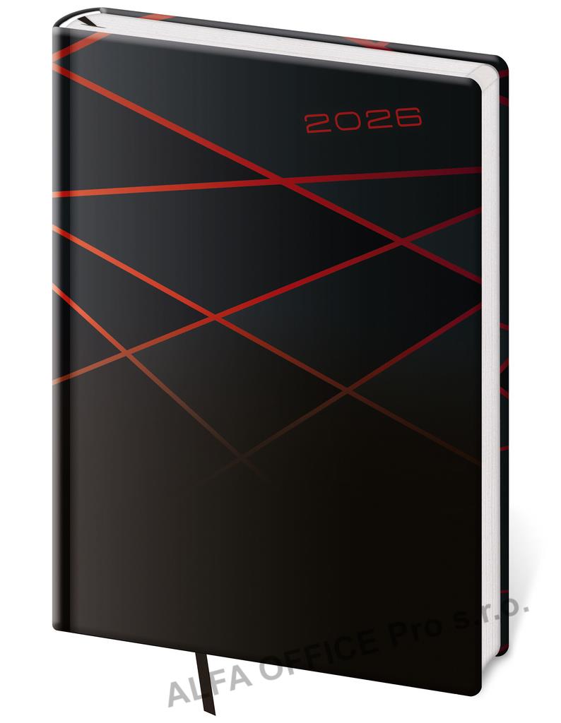 Diář VARIO - A5 / denní / black