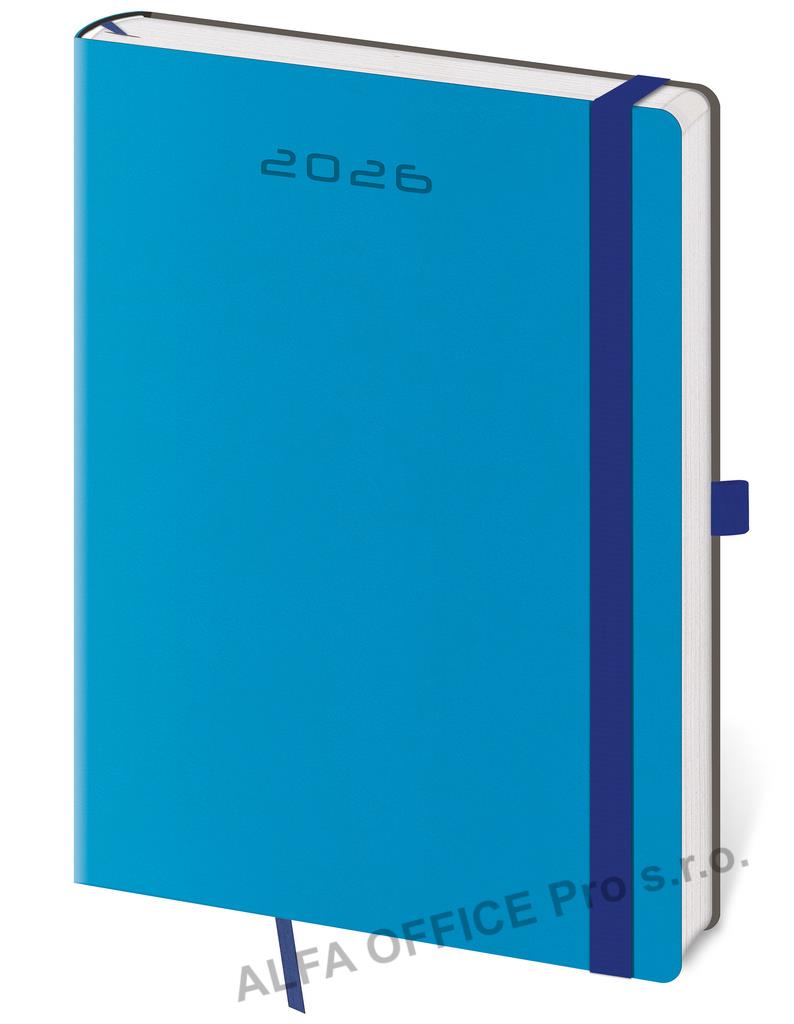 Diář FLEXIES - A5 / denní / modrá