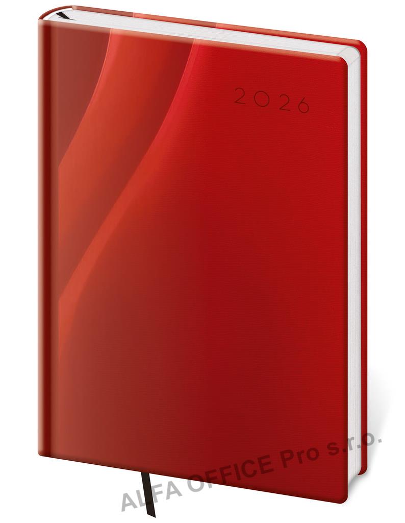 Diář VARIO - A5 / denní / red