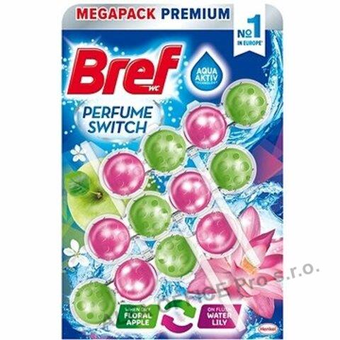 Bref WC Perfume swich kuličky 3 x 50 g