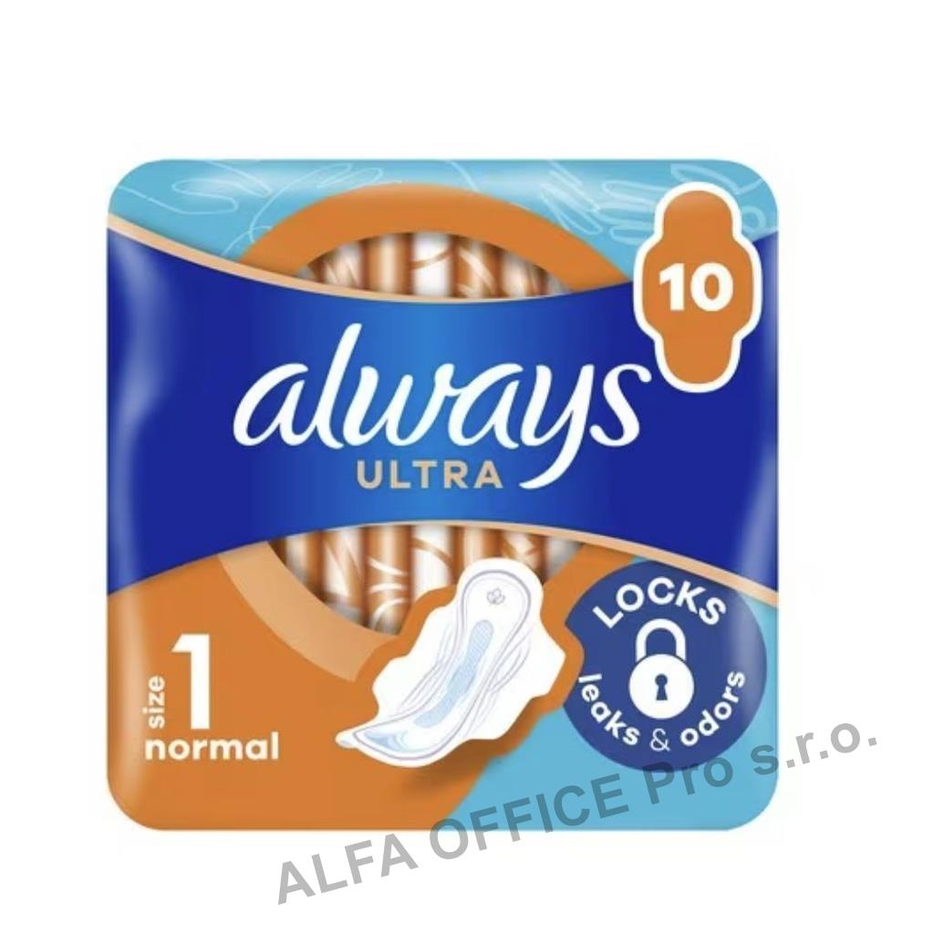 Always Ultra Day Normal dámské vložky - 10 ks