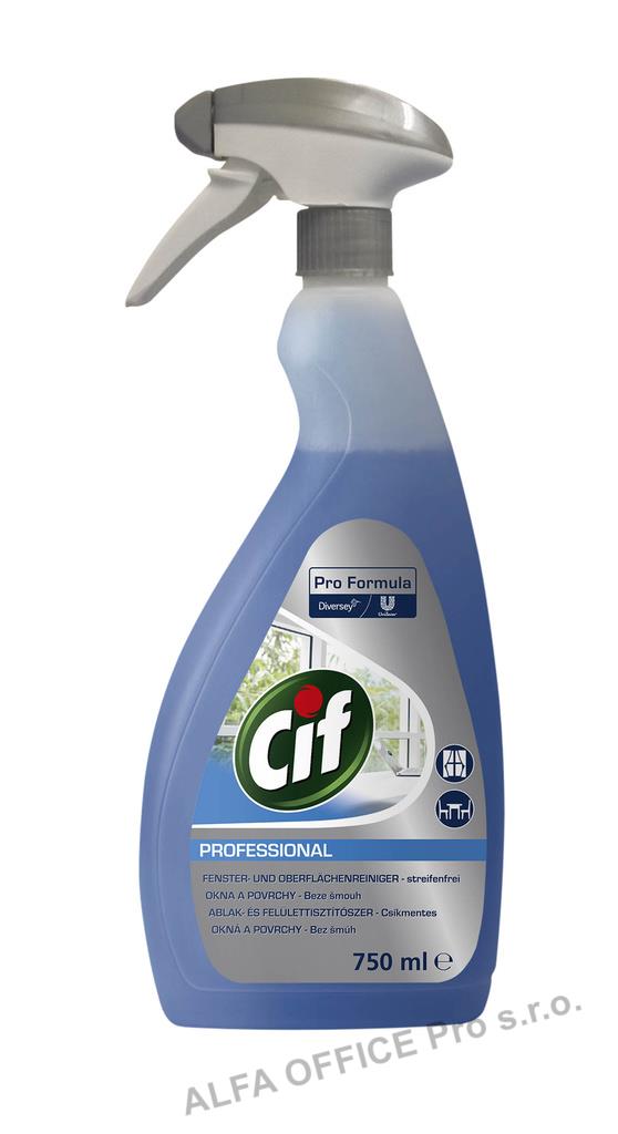 Cif Professional čistič oken s rozprašovačem 750 ml