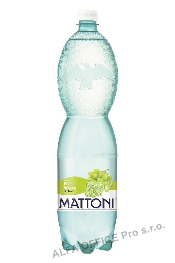Minerální voda Mattoni hroznové víno / 1,5 l