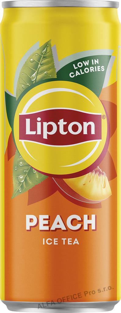 Ledový čaj Lipton Ice Tea Peach 0,33 l / plech