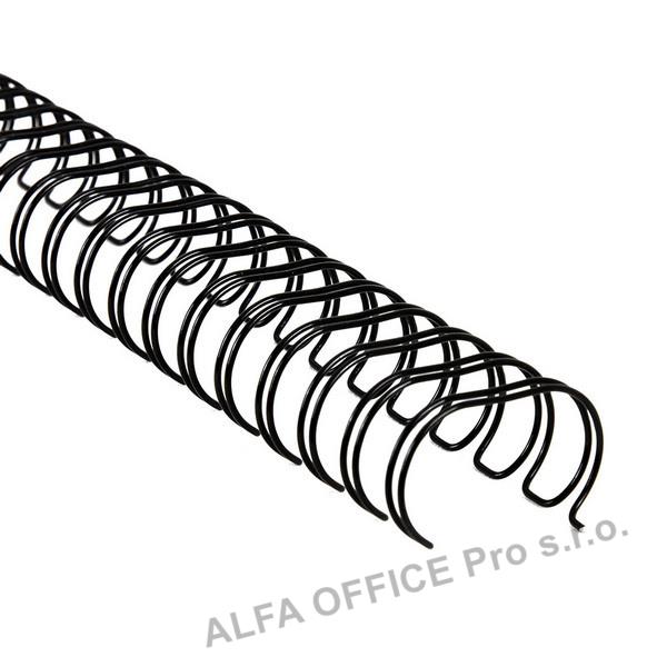 Drátěná vazba - 8 mm / černá / 100 ks