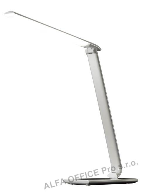 Lampa LED stmívatelná USB - lesklá bílá