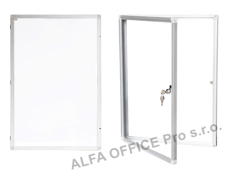 Vitrína vertikální vnitřní - 60 x 90 / magnetická lakovaná