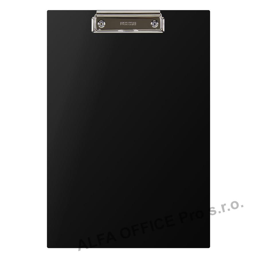 Podložka A4 s klipem lamino - černá