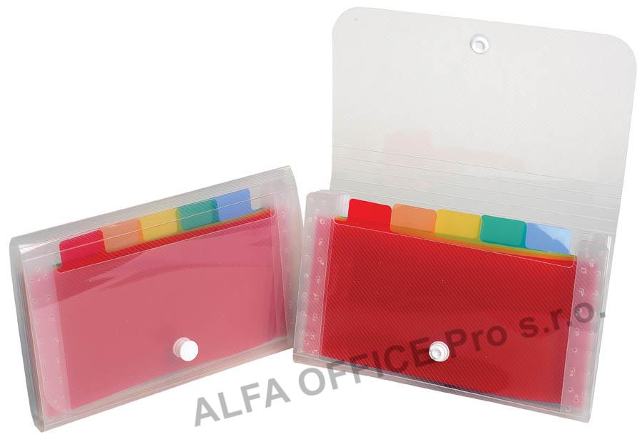 Spisovka s přihrádkami Crystal - 18 x 11 cm / 6 přihrádek
