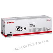 Canon originální toner 055H, black, 7600str., 3020C002, high capacity, Canon MF742Cdw, MF7