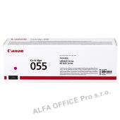 Canon originální toner 055M, magenta, 2100str., 3014C002, Canon MF742Cdw, MF744Cdw, MF746C