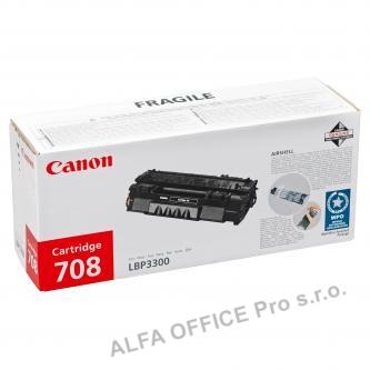 Canon originální toner CRG708, black, 2500str., 0266B002, Canon LBP-3300