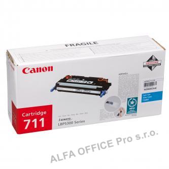 Canon originální toner CRG711, cyan, 6000str., 1659B002, Canon LBP-5300