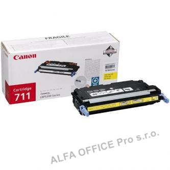Canon originální toner CRG711, yellow, 6000str., 1657B002, Canon LBP-5300