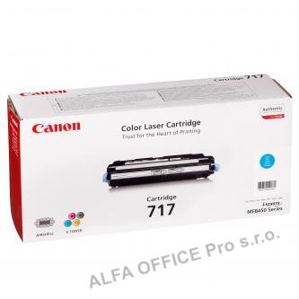 Canon originální toner CRG717, cyan, 4000str., 2577B002, Canon MF-8450