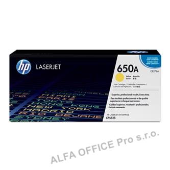 HP originální toner CE272A, yellow, 15000str., HP 650A, HP LaserJet CP5525n, CP5525dn, CP5