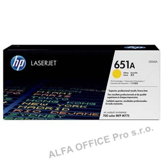 HP originální toner CE342A, yellow, 16000str., HP 651A, HP LaserJet Enterprise 700 color M