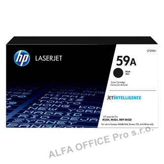HP originální toner CF259A, black, 3000str., HP 59A, HP LaserJet Pro M404, M304, LaserJet