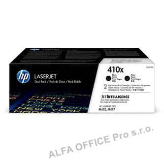 HP originální toner CF410XD, black, 2*6500str., HP 410X, high capacity, HP LJ Pro M452, MF