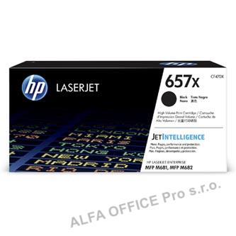 HP originální toner CF470X, black, 28000str., HP 657X, high yield, HP LaserJet Enterprise 