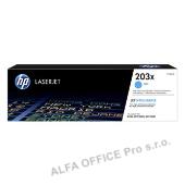 HP originální toner CF541X, cyan, 2500str., HP 203X, high capacity, HP Color LaserJet Pro