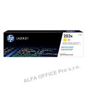 HP originální toner CF542X, yellow, 2500str., HP 203X, High Yield, HP Color LaserJet Pro M