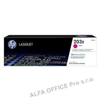 HP originální toner CF543X, magenta, 2500str., HP 203X, High Yield, HP Color LaserJet Pro