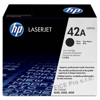 HP originální toner Q5942A, black, 10000str., HP 42A, HP LaserJet 4250, 4350
