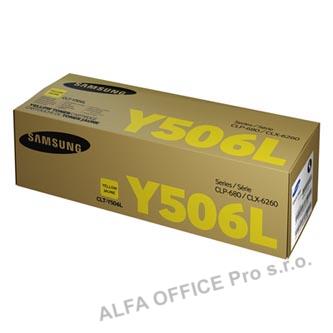 HP originální toner SU515A, CLT-Y506L, yellow, 3500str., Y506S, high capacity, Samsung
